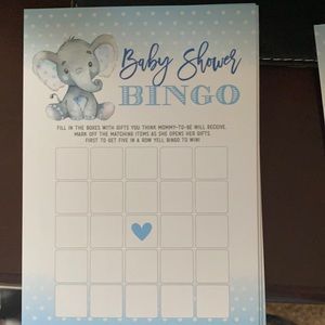 Elephant Baby shower Games 4 games for 43 guests